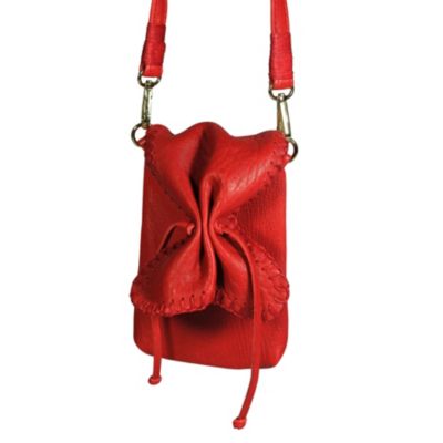 Cell Phone Butterfly Lambskin Leather  Bag