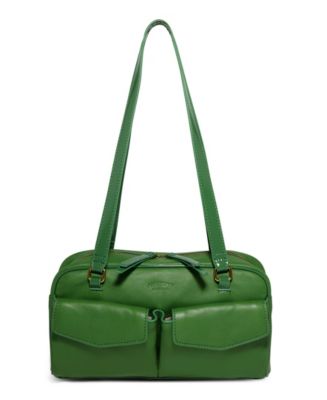 Pocket shoulder Accent Bag／コーデュラカーキ American Leather Co. Women's Aspen Multi Pocket Shoulder Bag - Macy's
