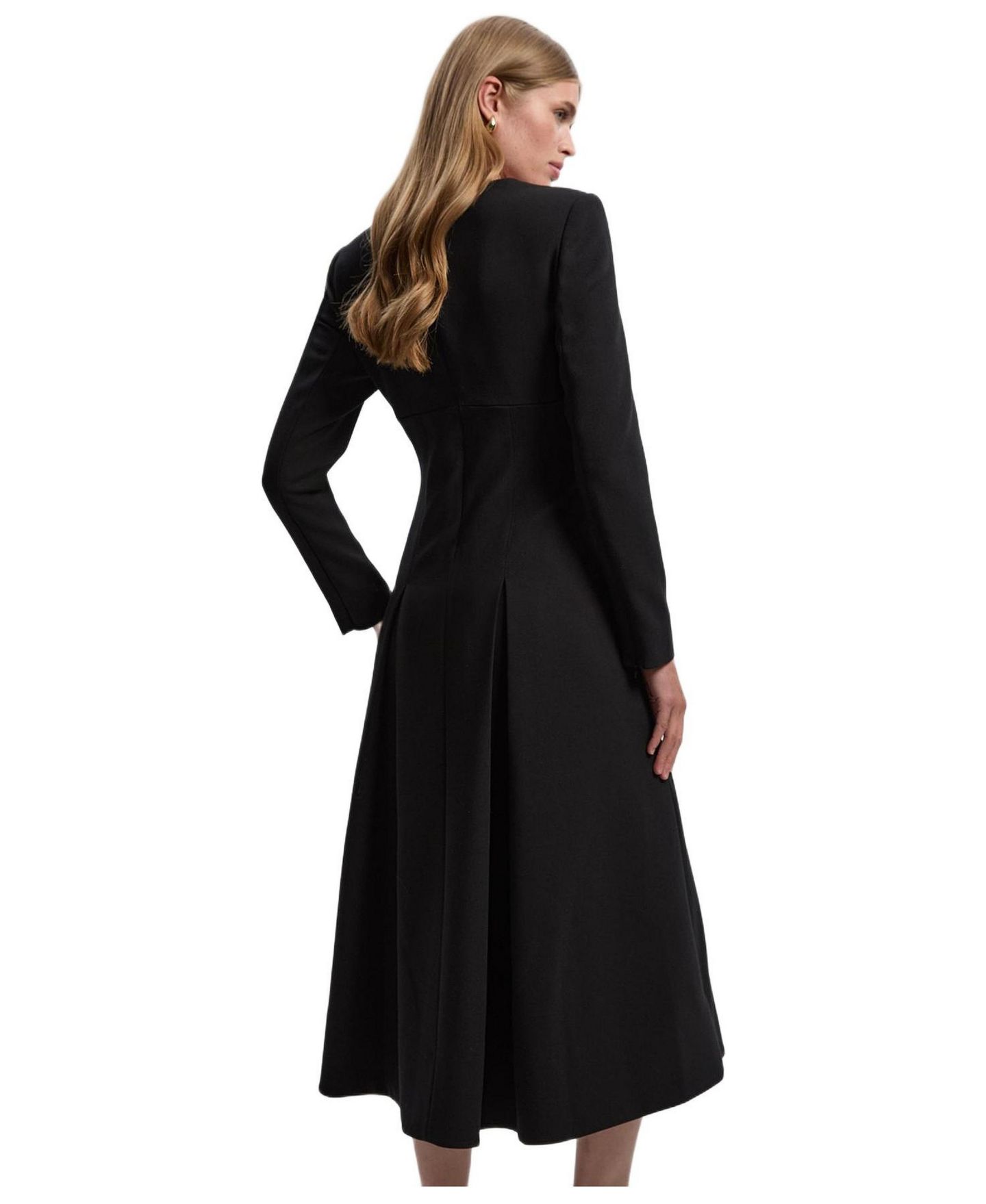 Женское платье Karen Millen Stretch Sweetheart Neck Midi, цвет: Чёрный — фото 2