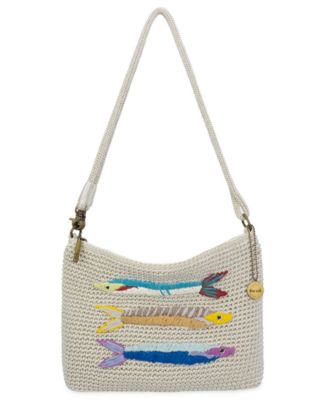 Women's Lumi Crochet Small Crossbody Handbag