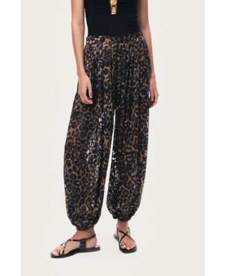 Women's Printed Relaxed Balloon Leg Pants