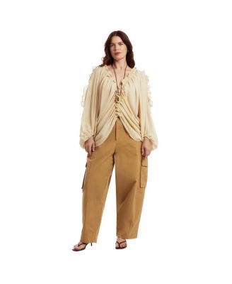 Women's Barrel Leg Cargo Pant