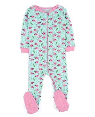 Toddler Girls Matching Family One-Piece Cotton Sleep 'n Play Footed Pajamas