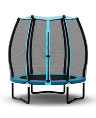 Indoor Kids Toddler Trampoline with Safety Net Mini Jump Set