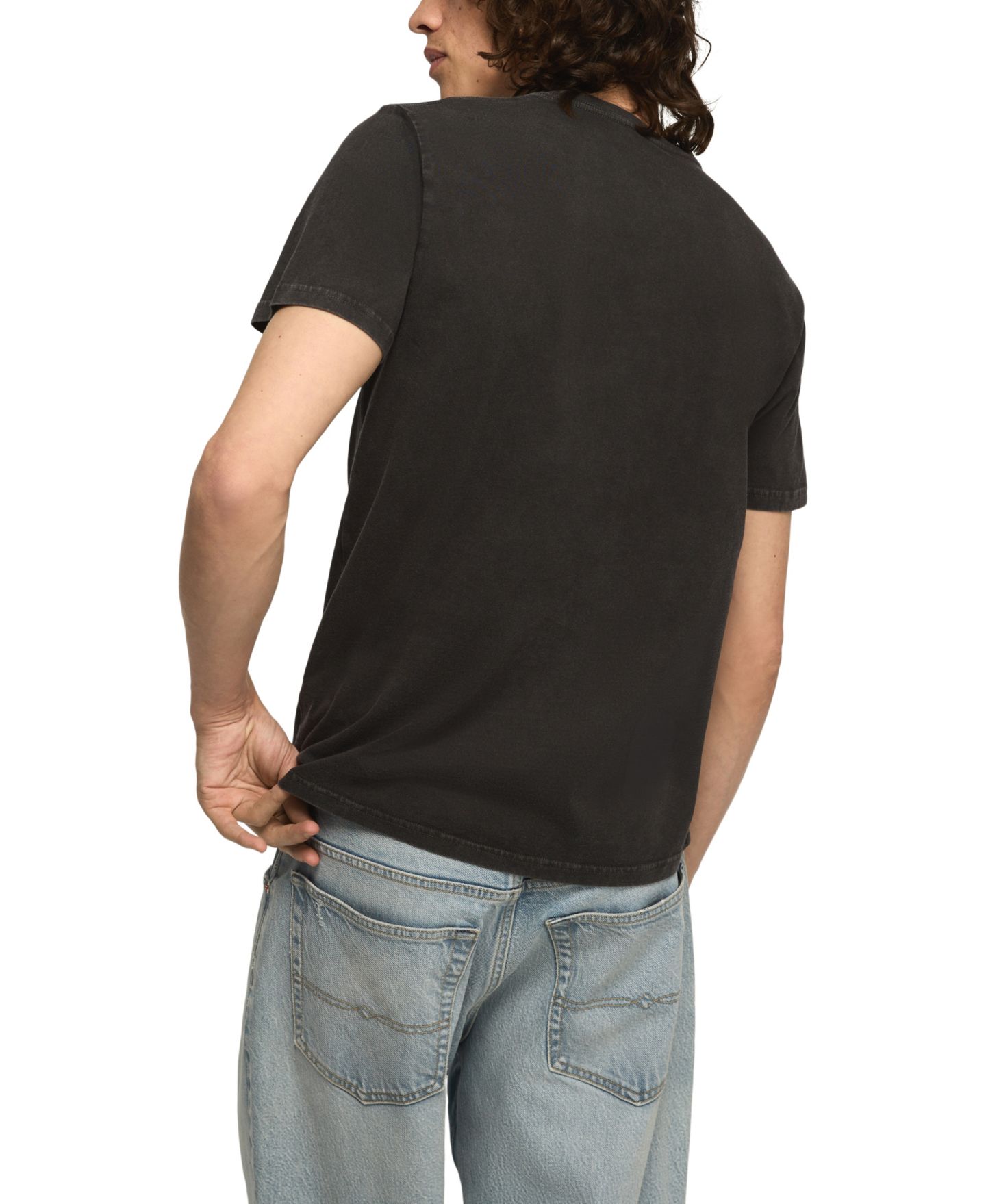 Мужская футболка Lucky Brand Cheverlot Nova Graphic, цвет: Угольно-чёрный — фото 4