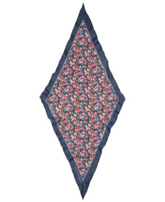 Floral Large Diamond Scarf