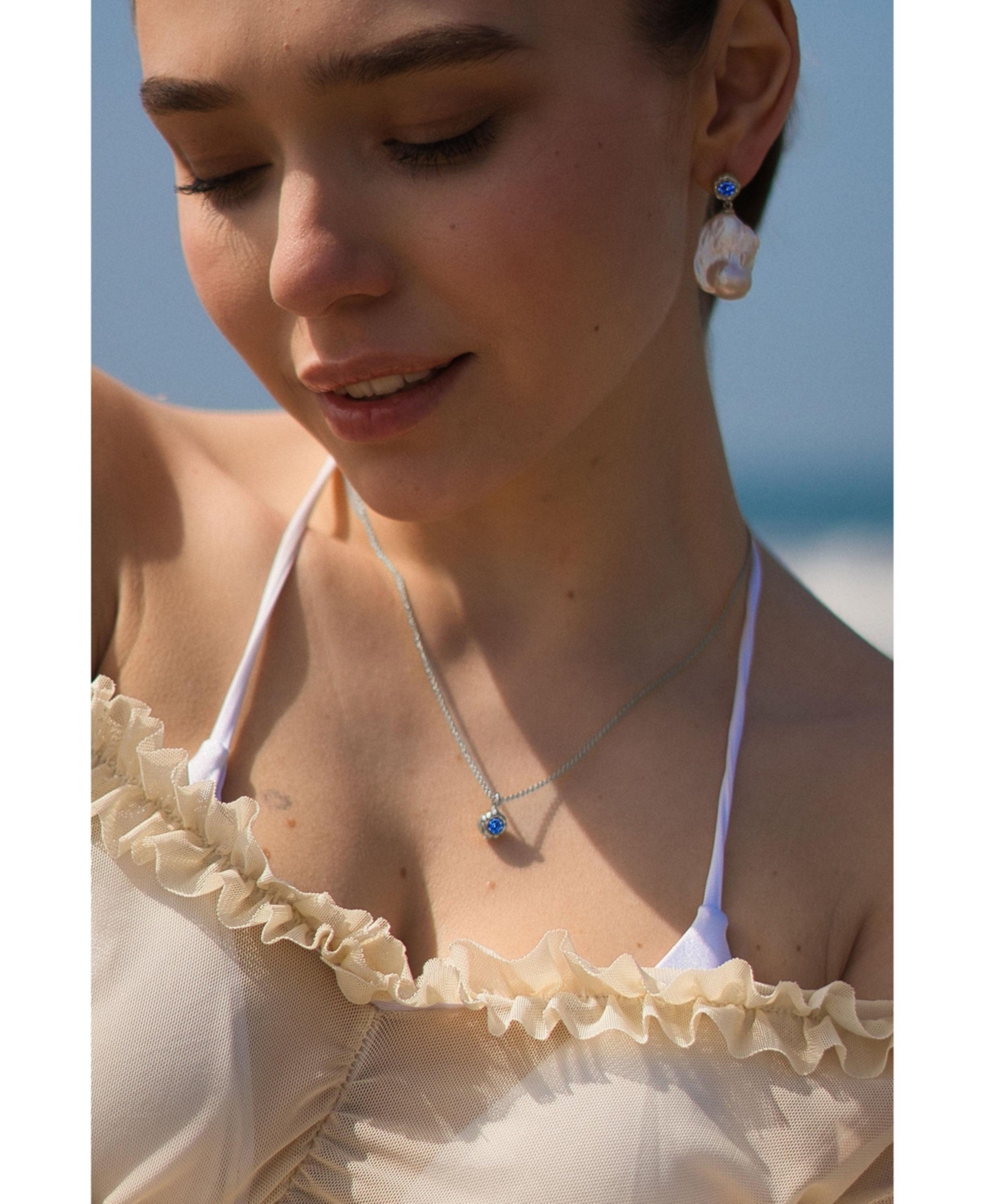 Classicharms Skyler Freshwater Baroque Pearl Drop Earrings