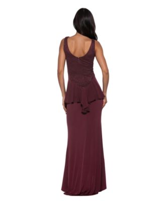 princess polly baby blue dress Rose Lace Flower Girl Dress in Burgundy