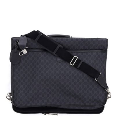 Retro Interlocking G Garment Bag GG Coated Canvas