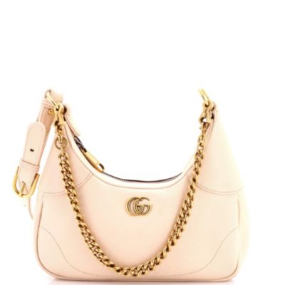 Small Aphrodite Zip Shoulder Bag Leather