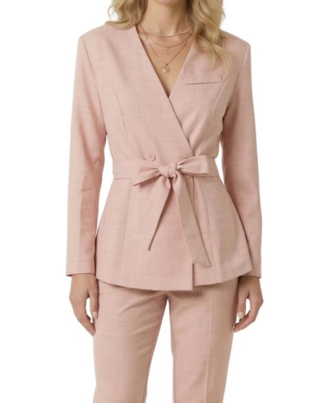 Женский пиджак Modenaire Wrap Waist-Tie Tailored Blazer