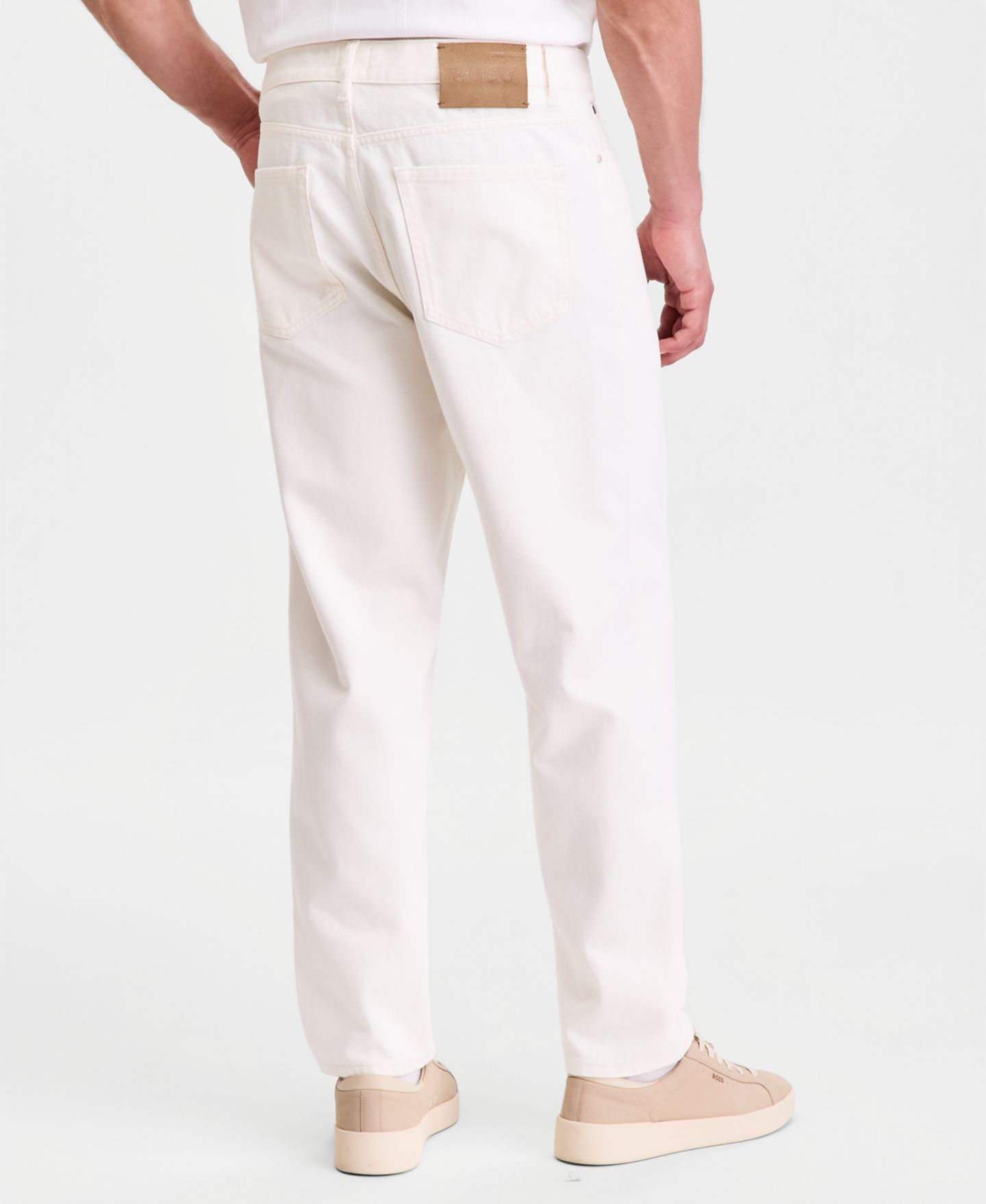 Мужские джинсы Hugo Boss HUGO by 838 Regular-Fit, цвет: Натуральный — фото 4