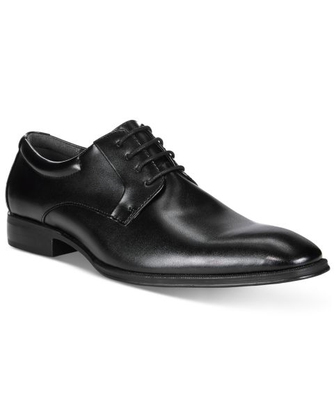 Обувь Alfani Men's Andrew Plain-Toe Dress Shoes, цвет: Чёрный
