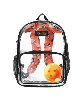 Dragon Ball 16" Clear Backpack For School And Travel