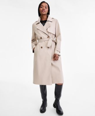 Women's Belted Trench Coat, Created for Macy's