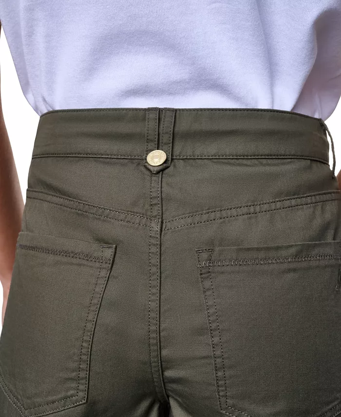 Women's Cotton-Blend Drawstring Relaxed-Fit Pants - thumbnail 7