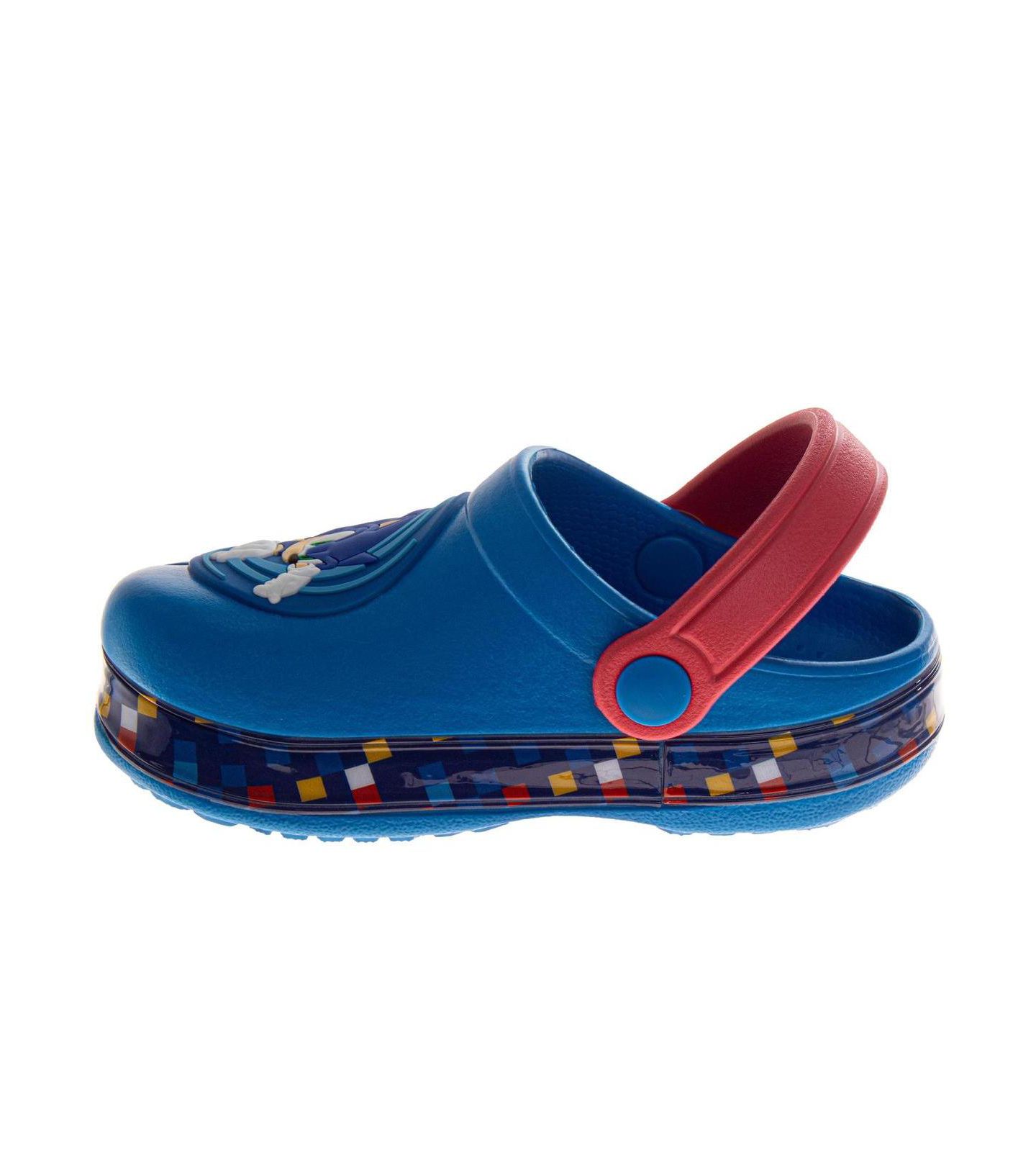 Детские сандалии Sega Sonic the Hedgehog Boys Shoes, EVA Clogs, Water Shoes Kids Pool and Beach Sandals Slip-On, цвет: Синий — фото 5