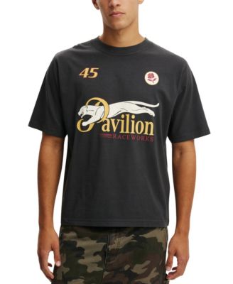 Men's Cropped Modern-Fit Graphic T-Shirt