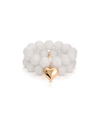 Luck and Love Turquoise Stretch Bracelet