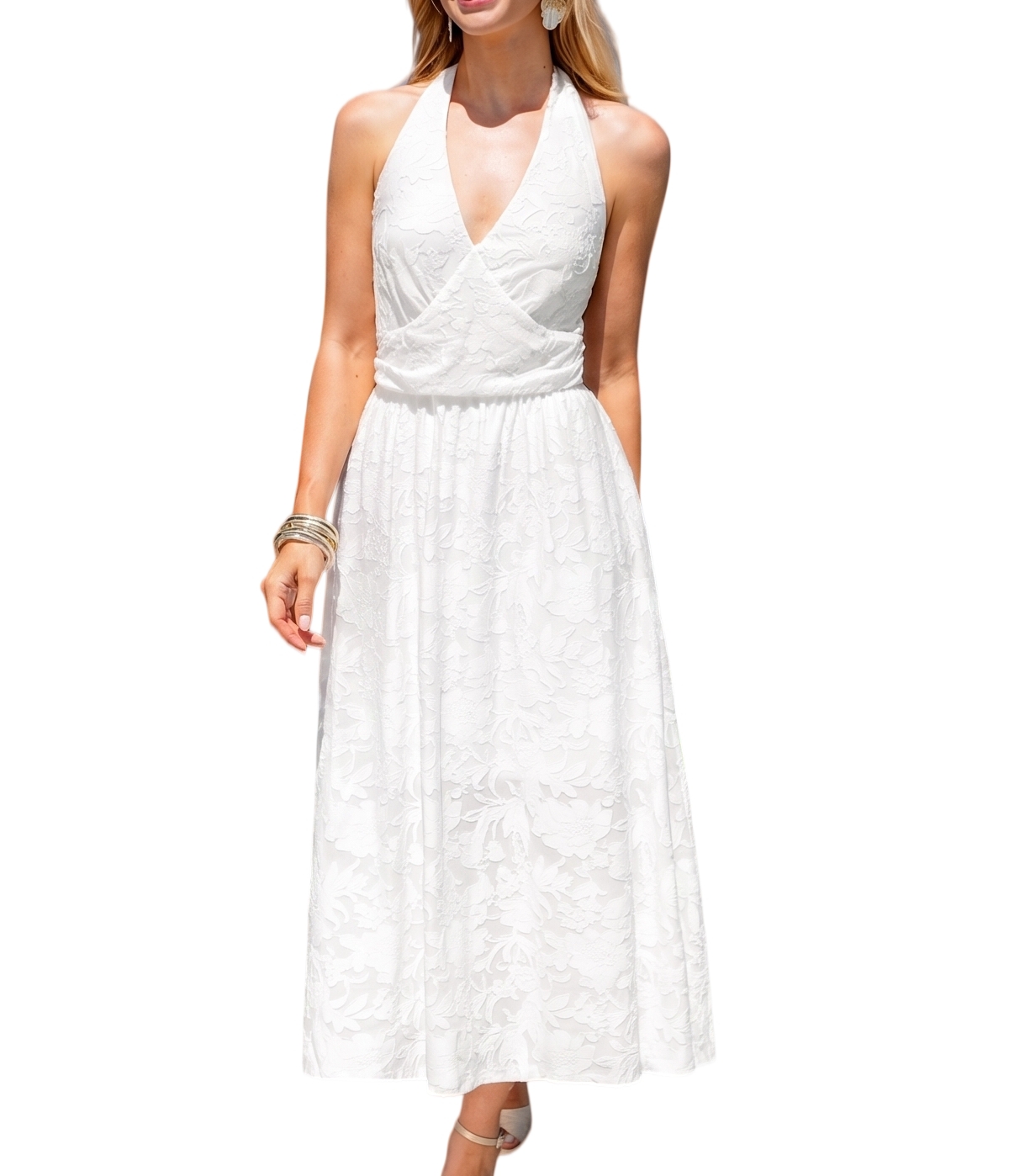 Cupshe Women's Belle of the Ball Midi Beach Dress
