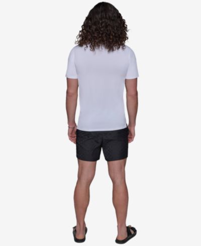 KARL LAGERFELD PARIS Men's Short-Sleeve Karl Doll Rashguard
