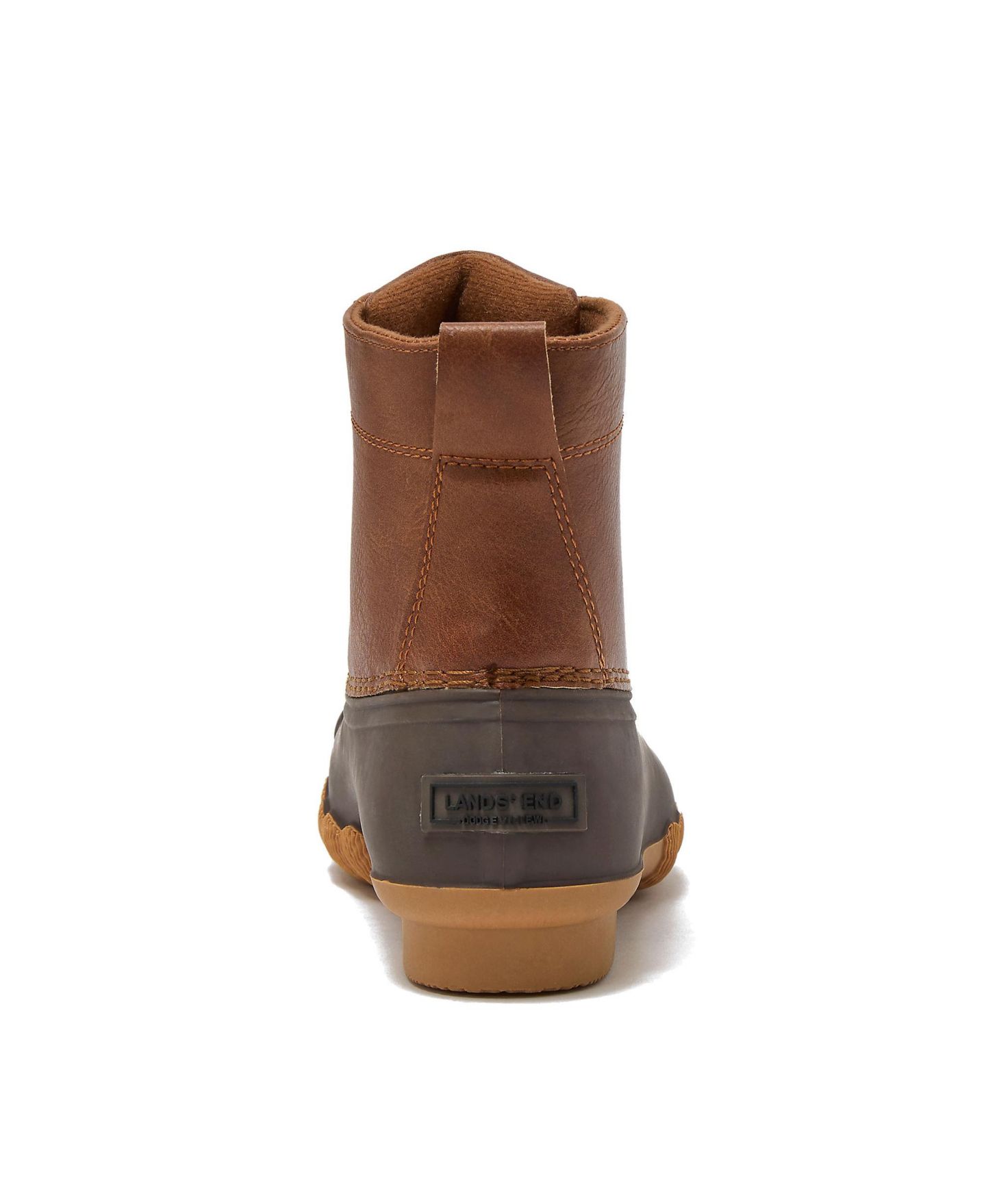 Ботинки Lands' End Waterproof Duck для девочек, цвет: Коньячный — фото 3