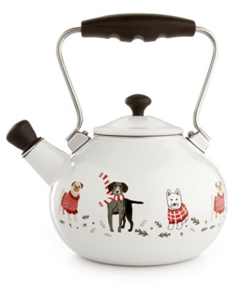 martha stewart porcelain enamel tea kettle