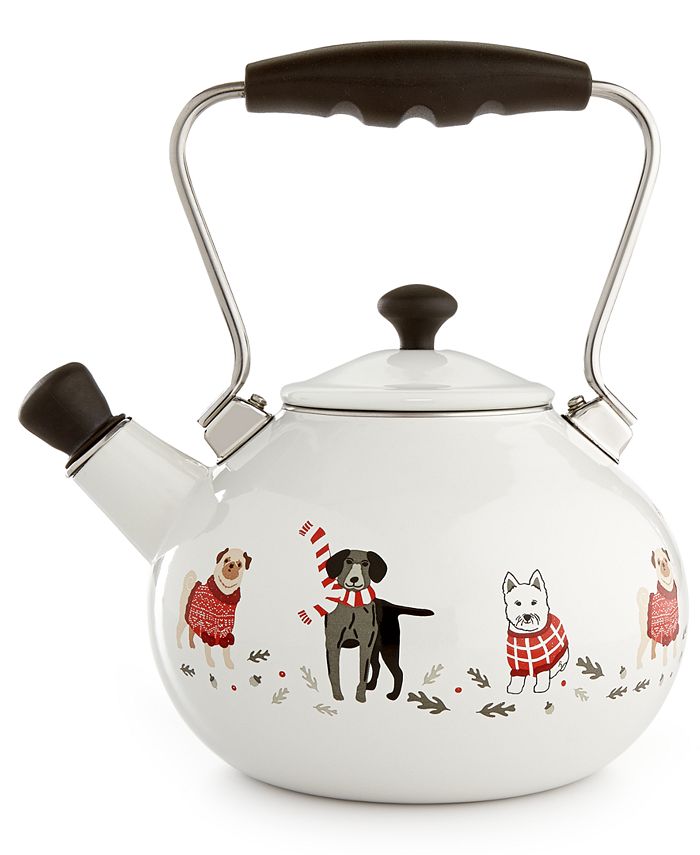 Martha Stewart Collection 2Qt. Pups and Plaids Tea Kettle, Created for