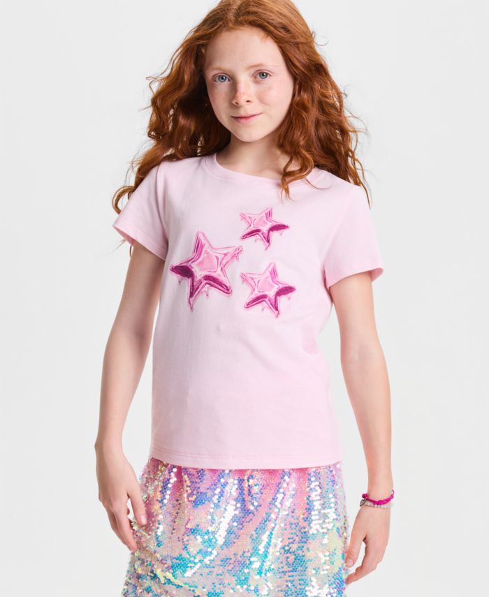 Epic Threads Girls' XS-XL Chrome Stars T-Shirt, Macy's Exclusive