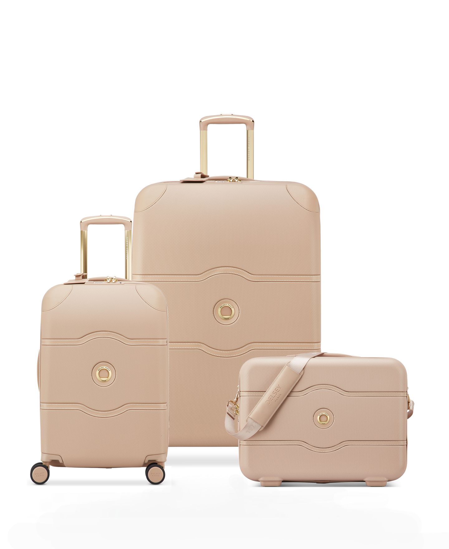 Сумка Delsey Paris Chatelet Air 2.0 Overnight, цвет: Бежевый розовый — фото 10