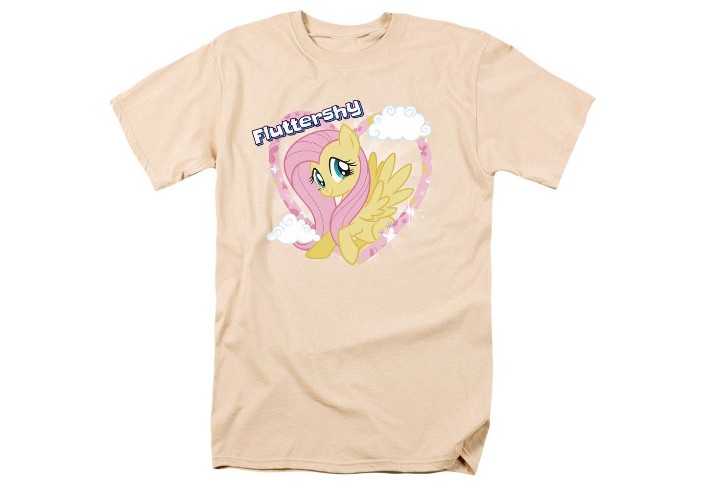 Мужская футболка Hasbro+ + My Little Pony TV Fluttershy, цвет: Меланжевый — фото 1