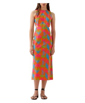Women's Emb Color flattering Dress