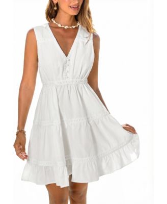 Women's Tea Rose Mini Beach Dress