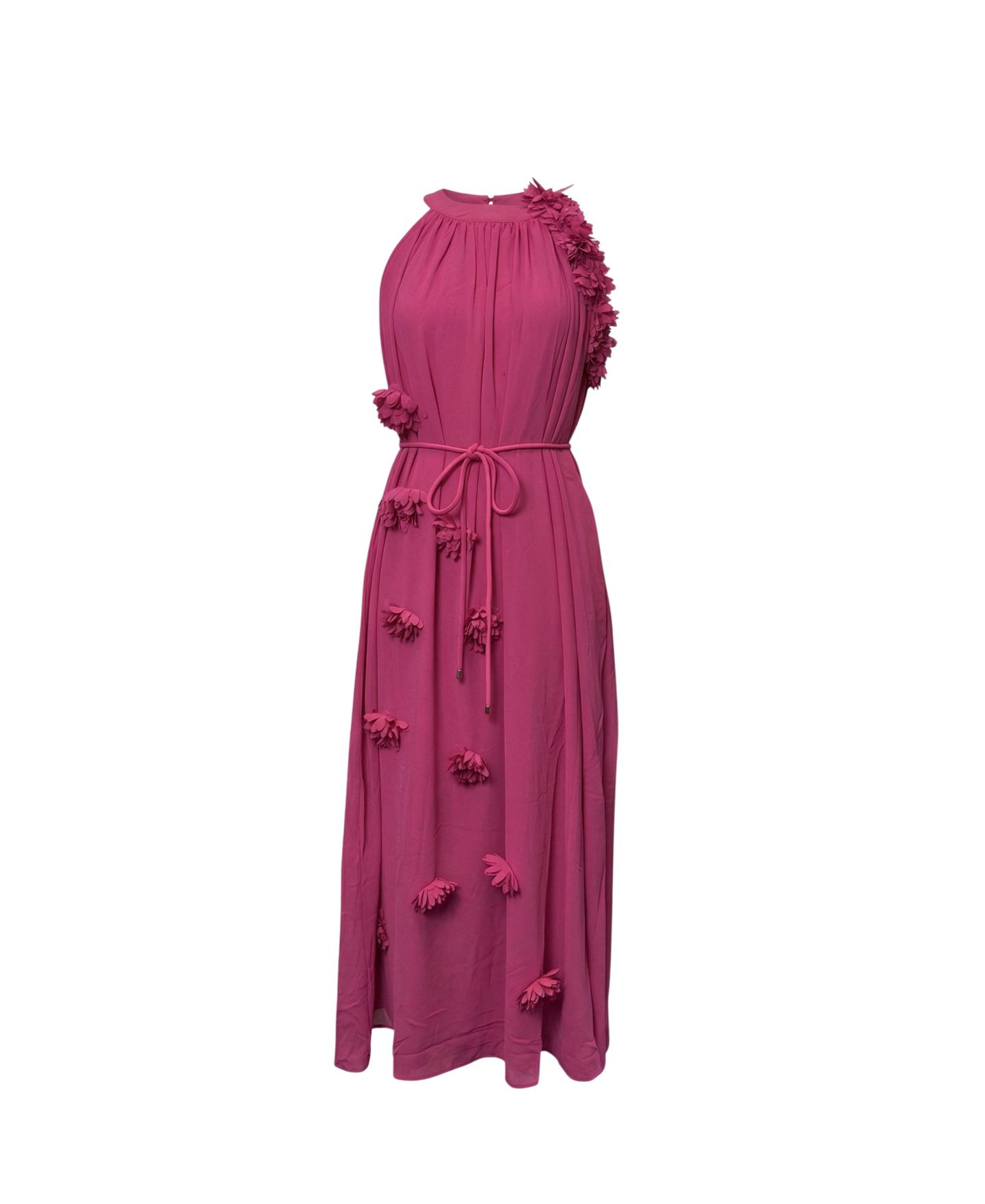 Женское платье Modenaire Floral Applique Halter Midi — фото 6