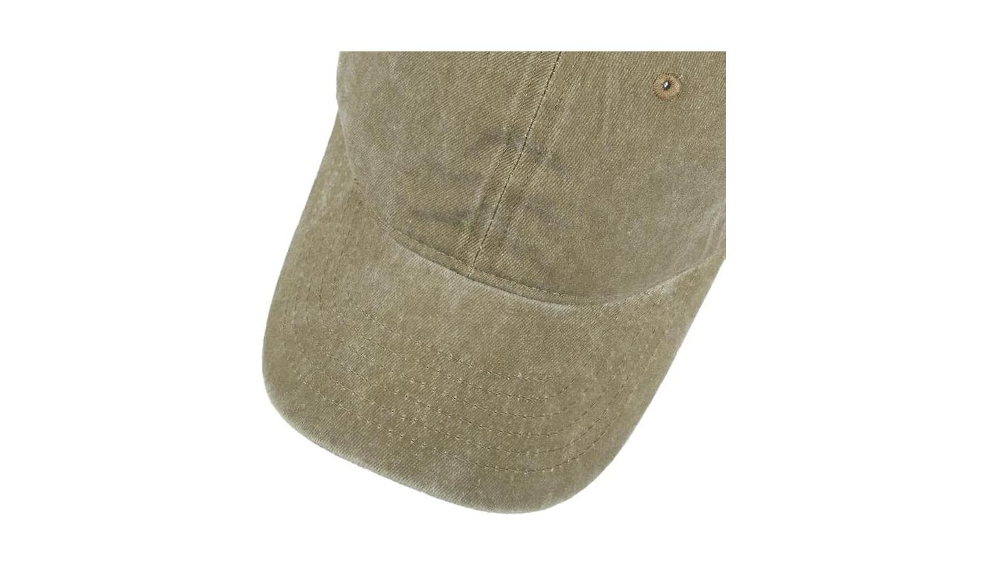 Мужская кепка Furlihong Washed Distressed Twill Cotton - Vintage Adjustable Dad for Men Women, цвет: Тёмный бежевый — фото 4