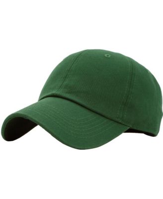 Classic Unisex Cotton Adjustable Low Crown Baseball Cap - Plain Dad Hat for Everyday Wear