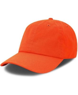 Kids Washed Low Profile Baseball Cap - Cotton and Denim, UPF 50+ Plain Sun Hat for Daily Wear