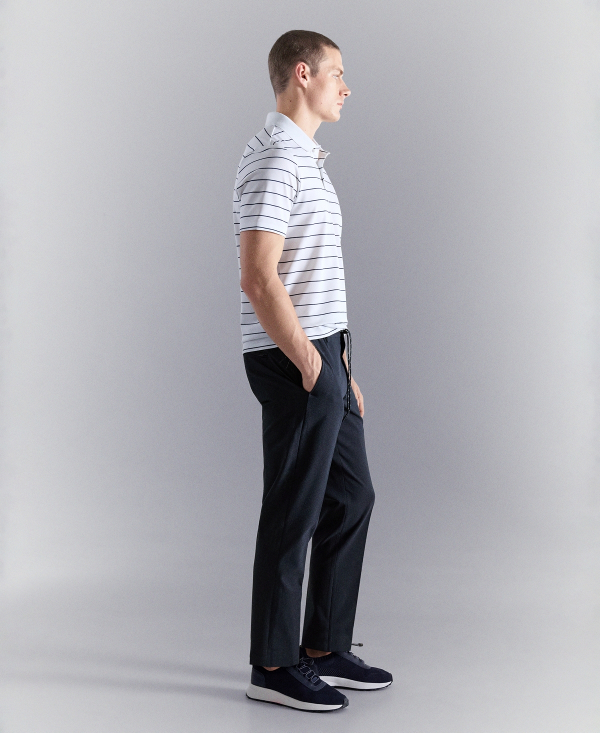 Mango Men's Stretch-Fabric Slim-Fit Pants