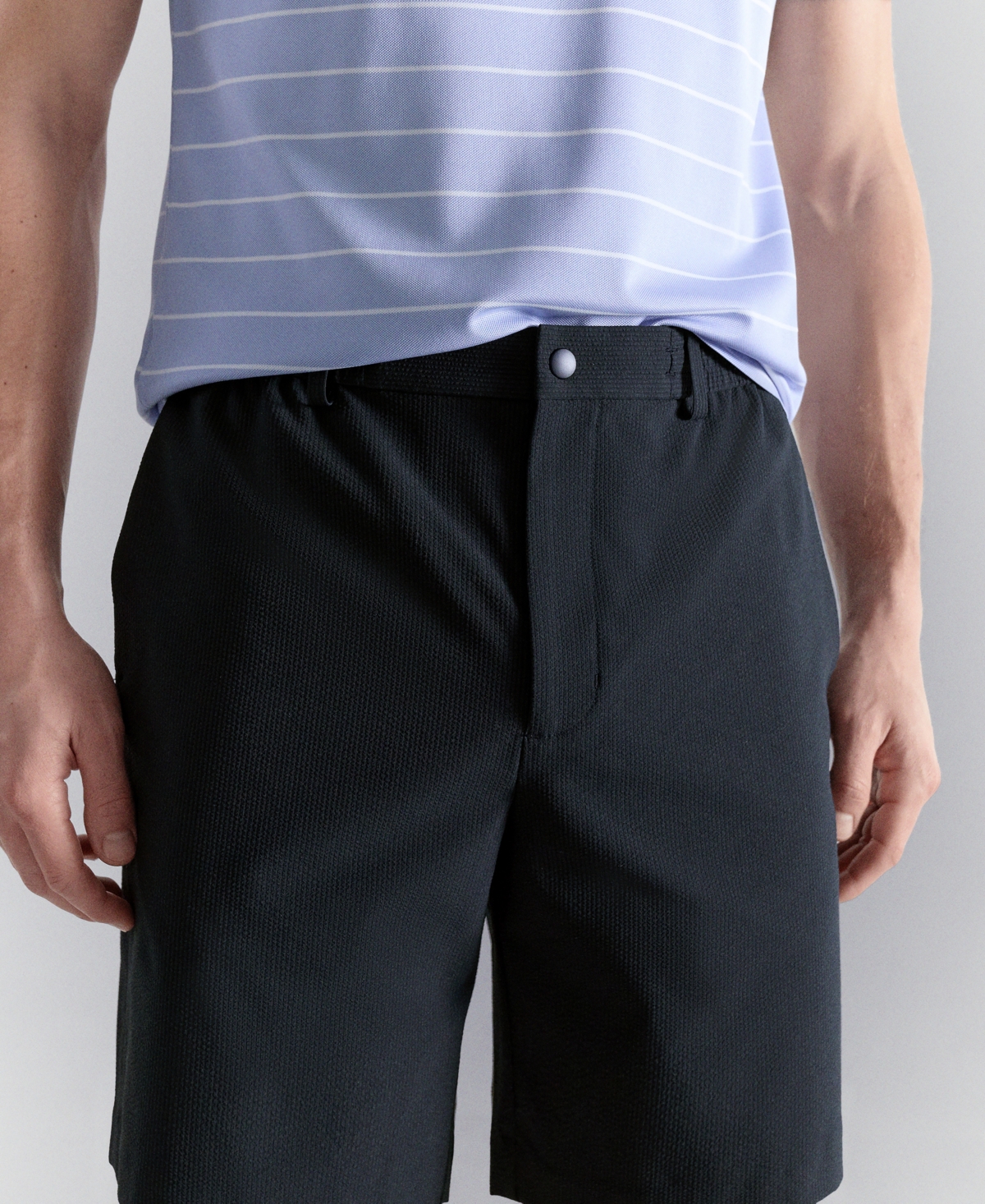 Mango Men's Comfort-Stretch Water-Repellent 7.48" Bermuda Shorts