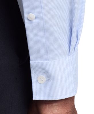 michael kors dress shirts macys Michael Kors Men's Regular-Fit Long-Sleeve Dress Shirt - Light Blue