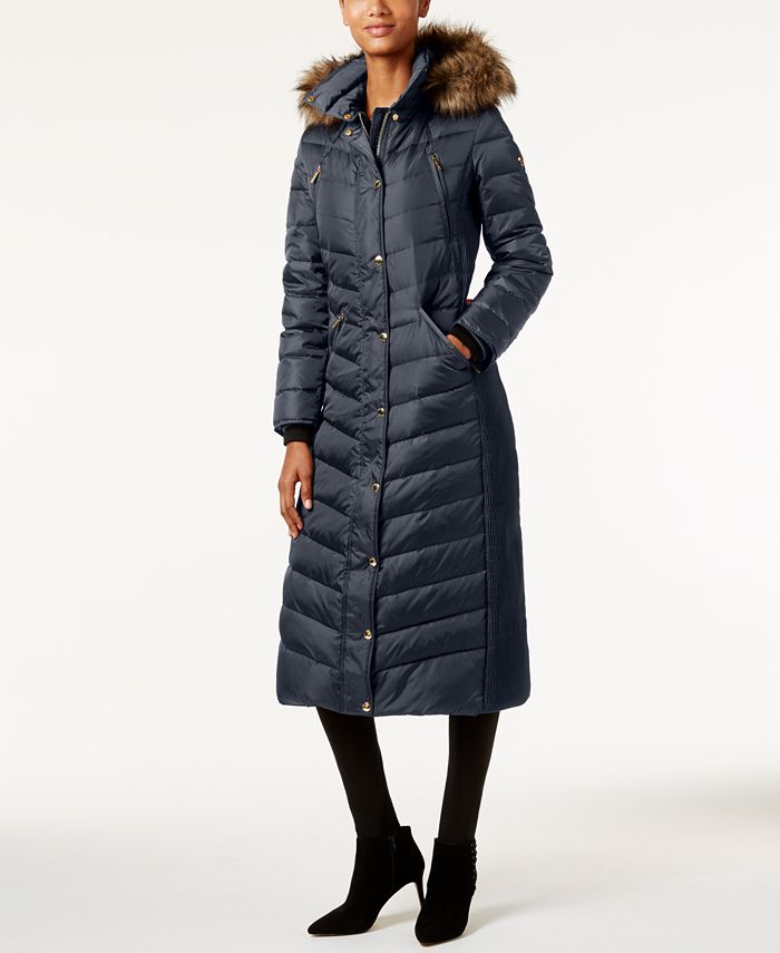 michael kors maxi down coat