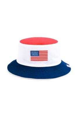 Baby Bits and Bows Little/Big Unisex American Flag Bucket Hat