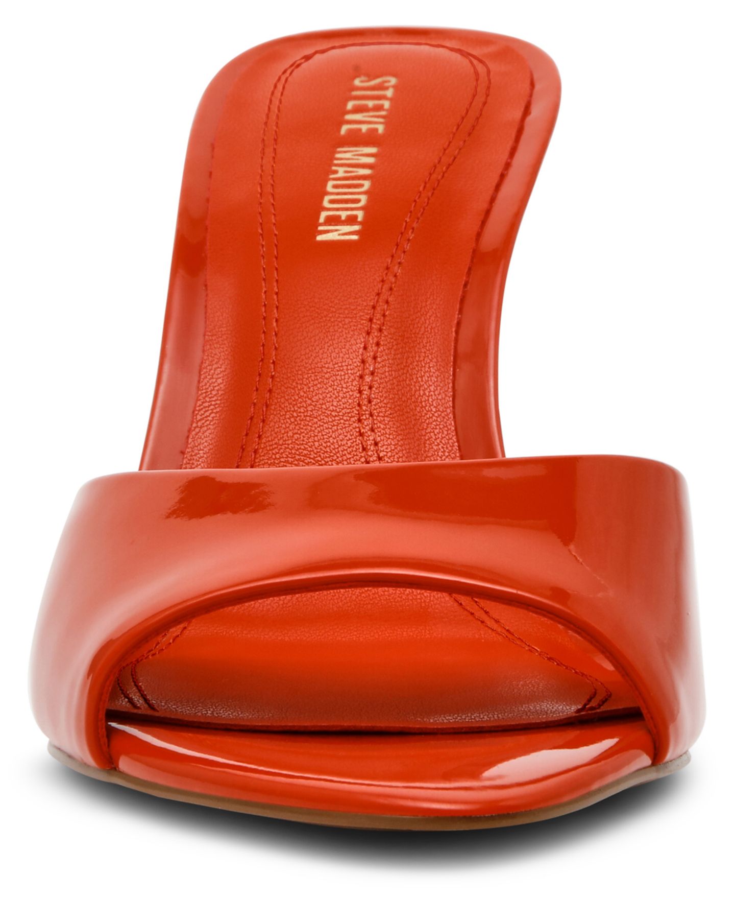 Женские сандалии Steve Madden Santi High Heel Round Toe Dress Sandals, цвет: Жемчужный лаковый — фото 6
