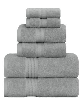 Cotton Ultra-Soft Absorbent 6-Piece Towel Set