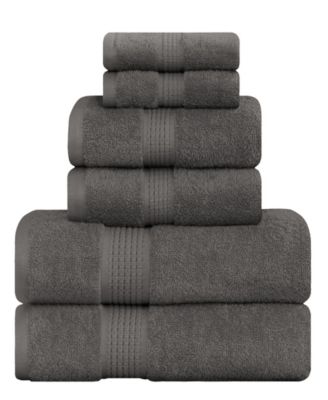 Cotton Ultra-Soft Absorbent 6-Piece Towel Set