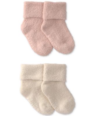 Baby Boys' or5 Baby Girl Chenille Ankle Socks, 2-Pack