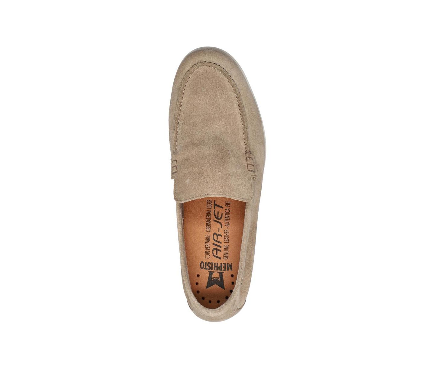 Мужские туфли Mephisto Valner Taupe Leather, цвет: Серо-коричневый — фото 5