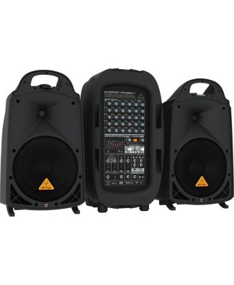 Europort PPA2000BT Ultra-Compact 2000-Watt 8-Channel Portable PA System