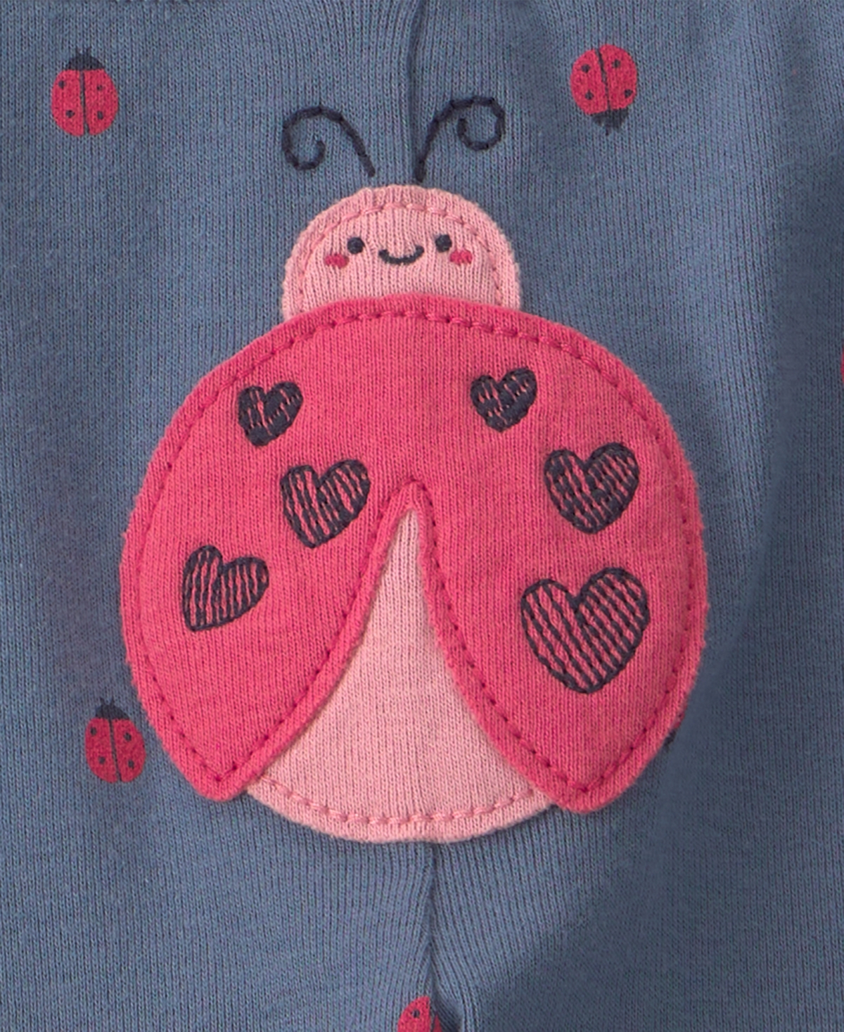 Carter's Baby Girl's Ladybug Bodysuit & Pant 3-Piece Set