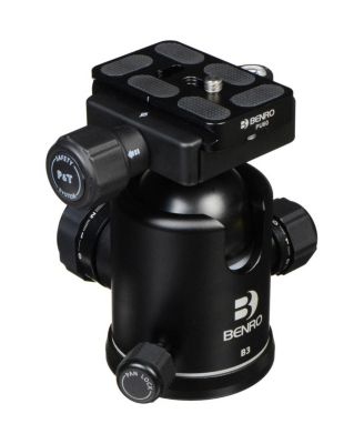 B3 Triple Action Quick Release Ballhead, 66lbs Maximum Load